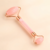 CJ Beauty double-ended rose quartz facial roller