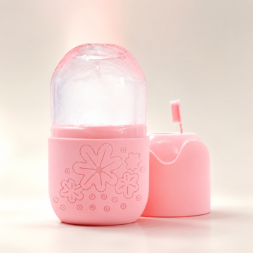 CJ Beauty reusable pink facial ice tool